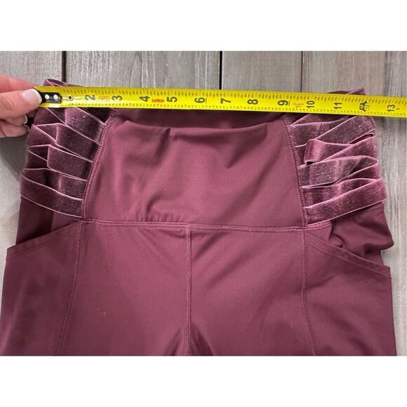 Free People Movement‎ Wonderstruck Velvet Leggings Small Petite - Picture 8 of 10